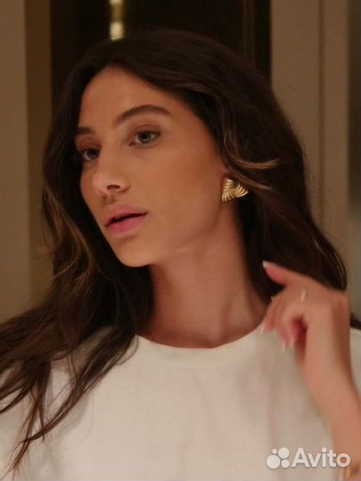 Серьги стиль винтаж anna klein