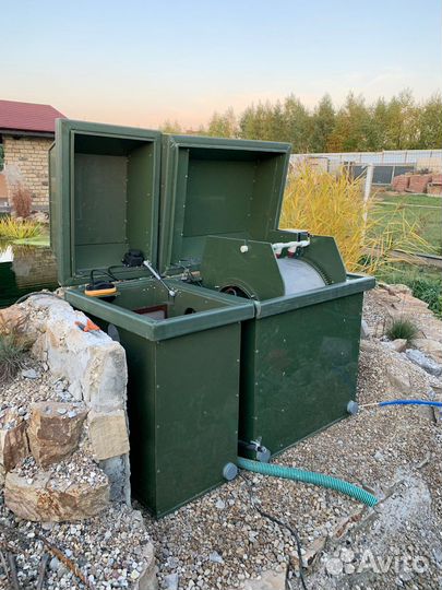 Барабанный фильтр для пруда “VodoMan”