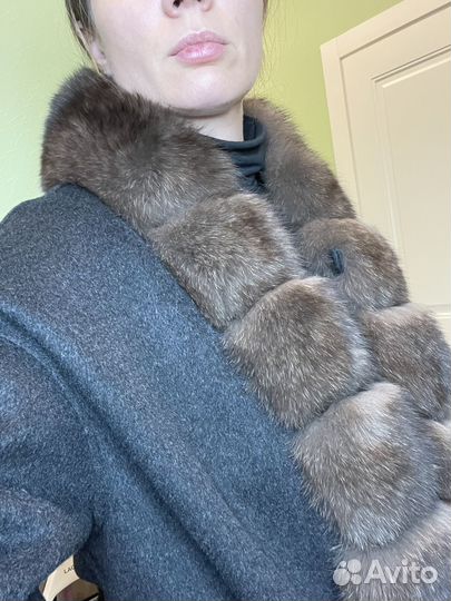 Пальто 100% кашемир оверсайз