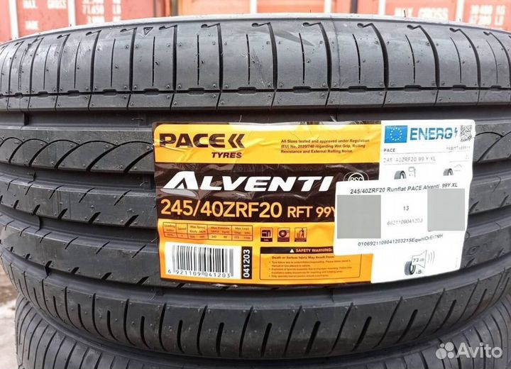 Pace Alventi 245/40 R20 и 275/35 R20 102Y