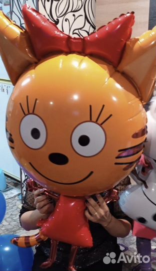 Надувной кот Карамелька