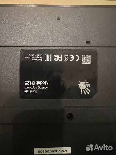 Клавиатура bloody b125