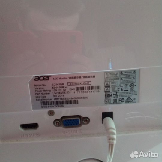 Монитор acer