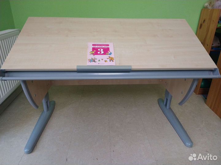 Парта-трансформер школьная (для 1-11 кл.) с тумбой