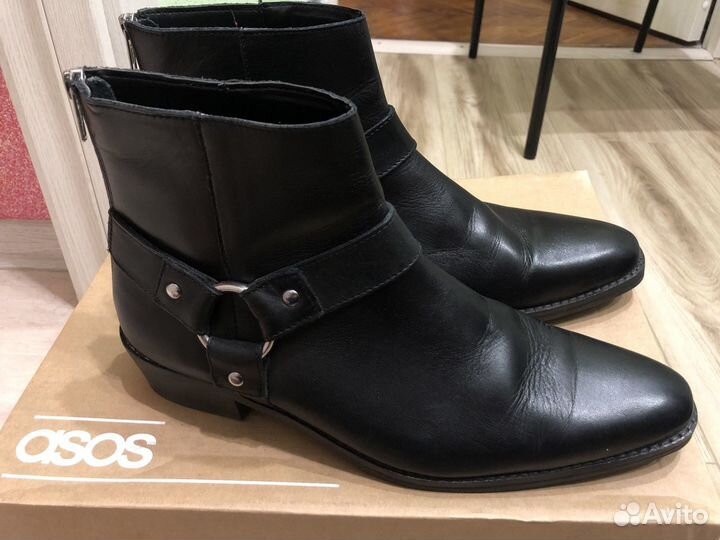 Казаки ASOS кожаные 43