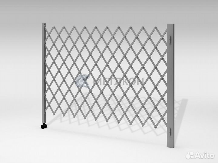 Решетка раздвижная металлическая Тип RR-3, Ширма