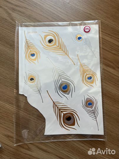 Флеш тату, переводные тату золотые