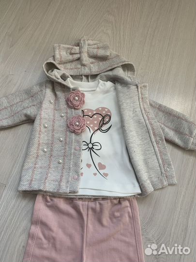 Костюм для девочки 6,12,18мес