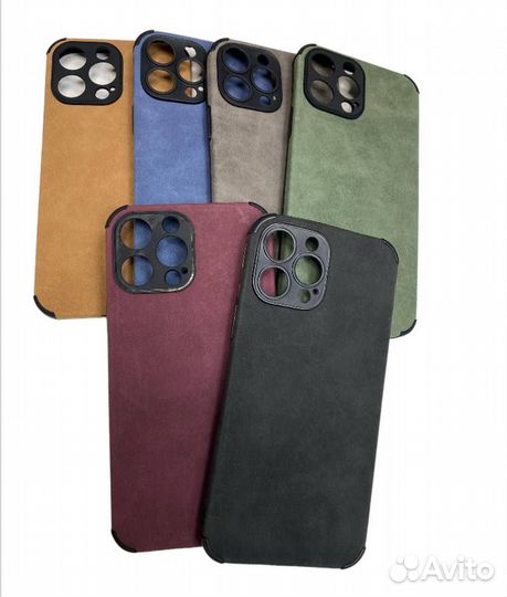 Чехол iPhone 14 pro замшевый защита камеры