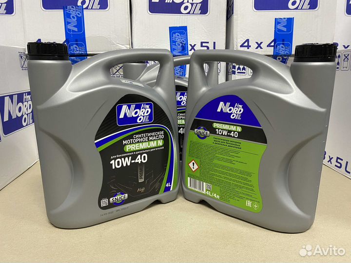 Масло моторное Premium N CF/SN A/3B4 10W-40 5Л
