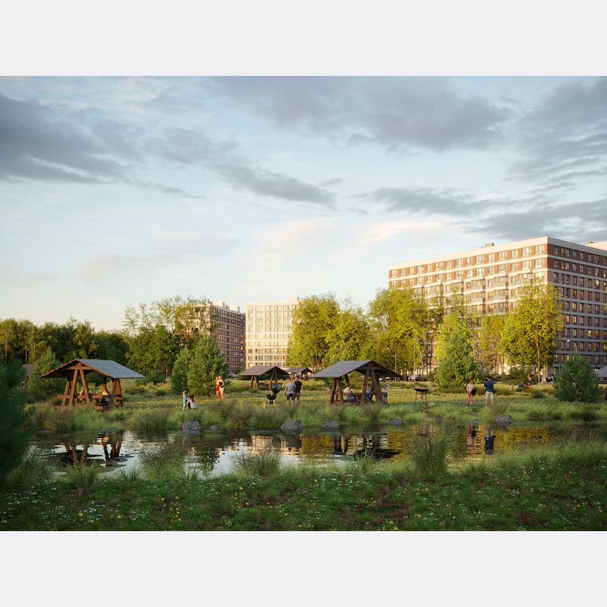 2-к. квартира, 57,4 м², 6/10 эт.