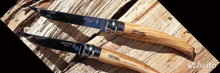 Нож филейный Opinel №10, дерево бука