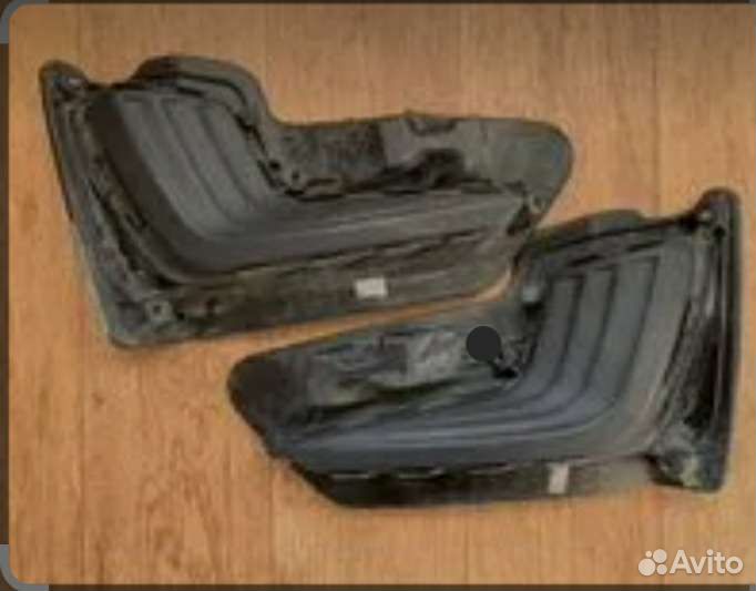 Заглушки противотуманок в бампер на Kia Rio 2014 г