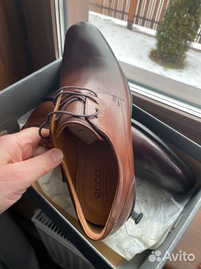 Туфли мужские Ecco 45 размер оригинал