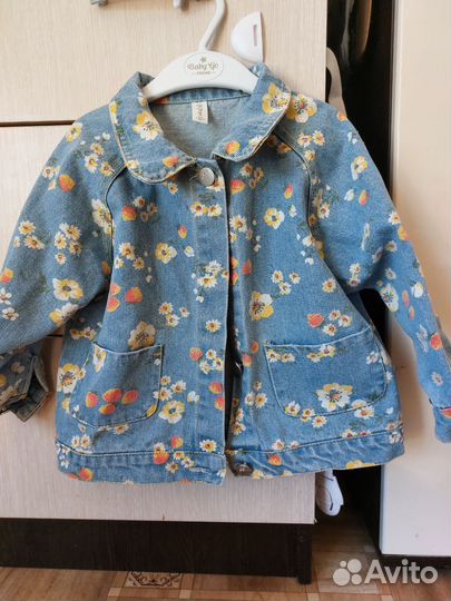 Джинсовка для девочки 92