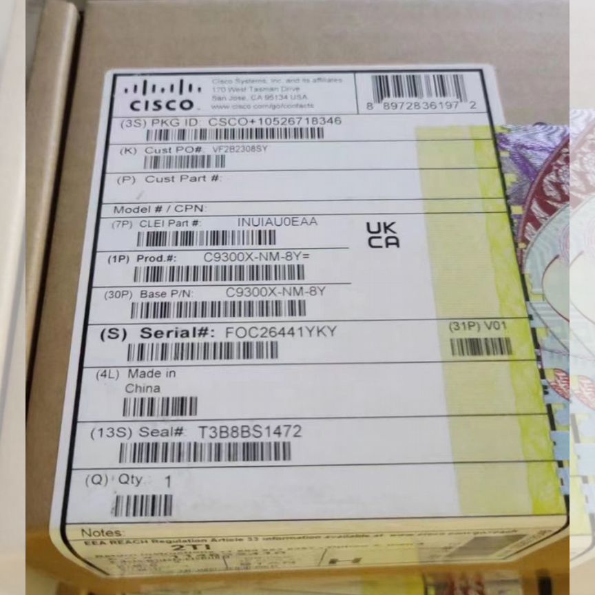 [C9300X-NM-8Y] Модуль Cisco 10g/25g Sfp+/Sfp28 C9300x-Nm-8y