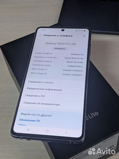 Samsung Galaxy Note 10 Lite Exynos 6/128 Gb Aura