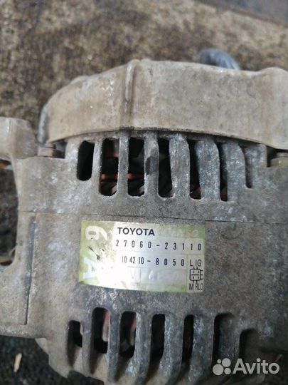 Генератор Toyota Yaris SCP90 2SZ-FE