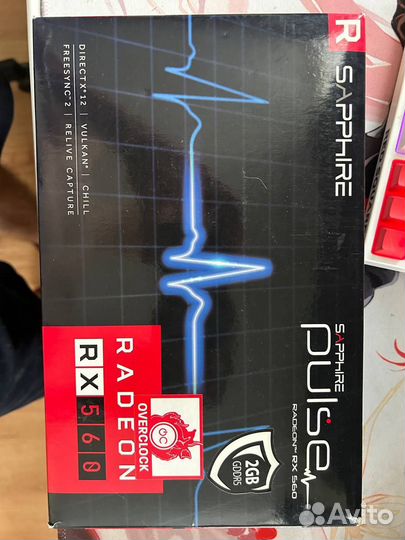 Видеокарта rx 560 2gb