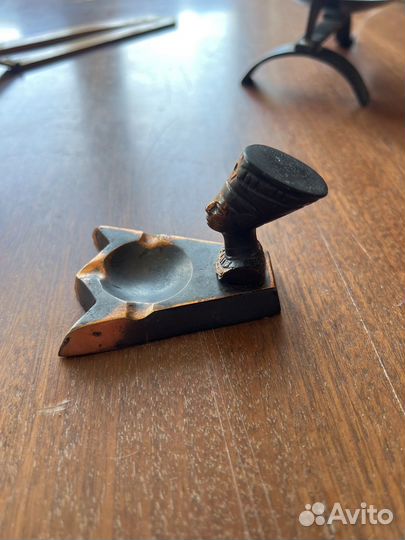 Пепельница СССР бронза