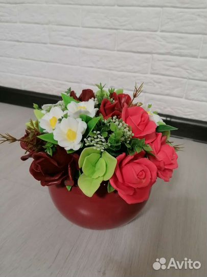 Букет из мыла ручной работы