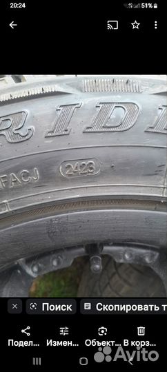 Шины 225 65 17, also 363 goodrite 2023г износ 5%