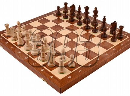 Шахматы Стаунтон №5 (махагон) (6034)