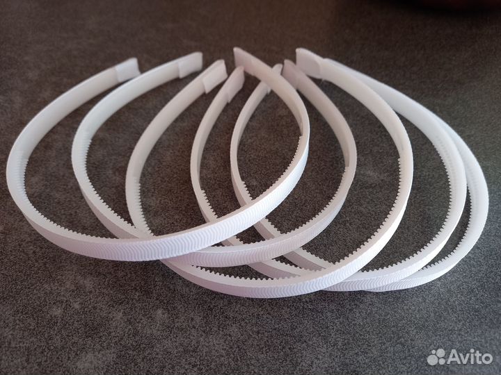 Ободок с репсовой лентой