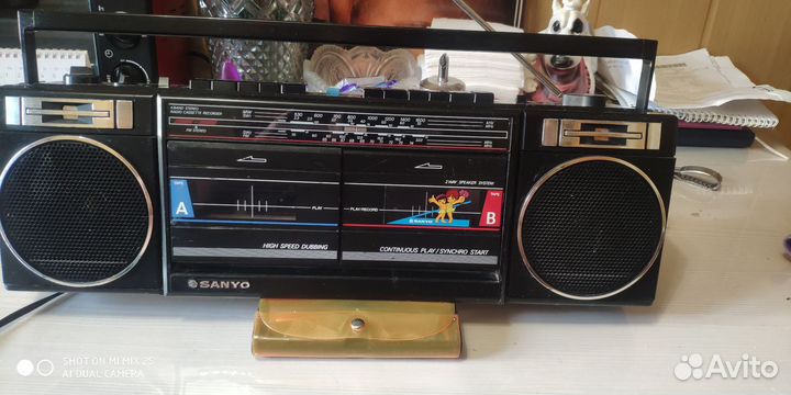 Кассетная магнитола sanyo MW 703K