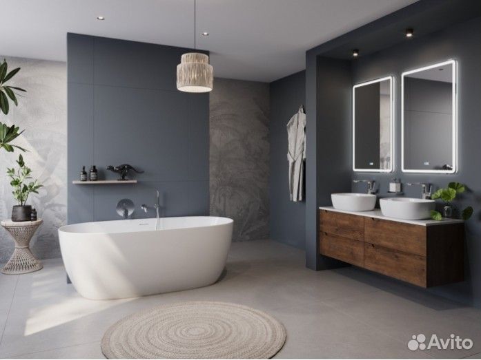 Ванна отдельностоящая BelBagno BB415, 170x80х61 см