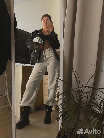 Джинсы прямые