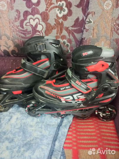 Роликовые коньки детские раздвижные