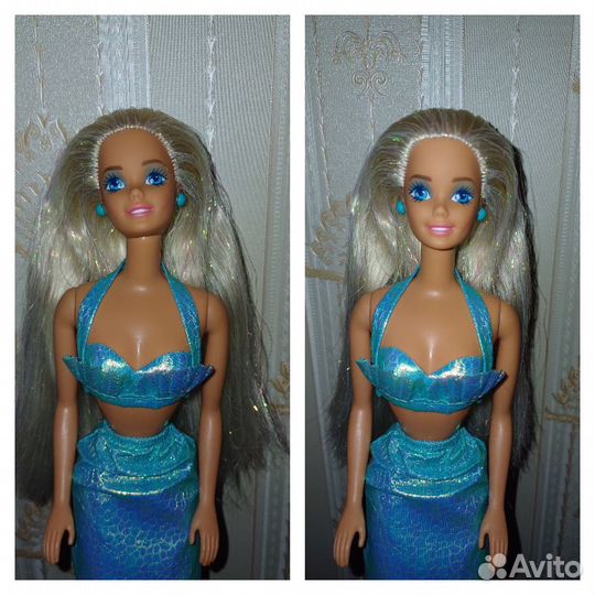 Винтажная кукла Barbie Mermaid China 1991