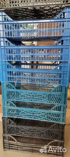 Ящики пластиковые и деревянные