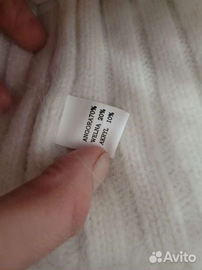 Новая шапка ушанка женская из ангоры