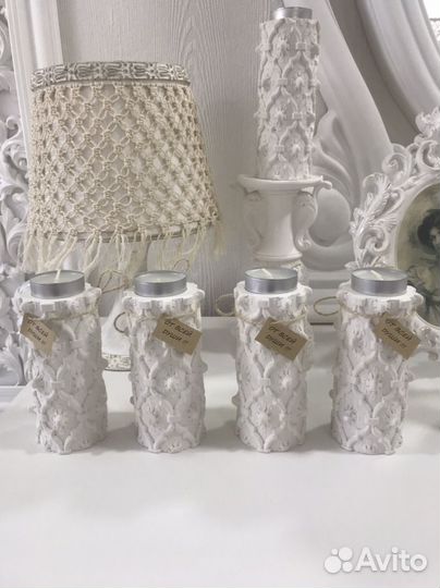 Подсвечник с чайной свечой