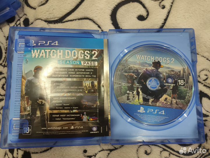 Диск ps4 watch dogs 2