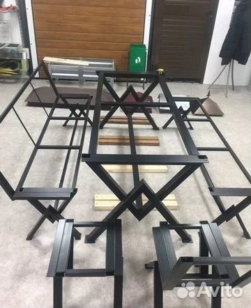 Комплект садовой мебели в стиле лофт