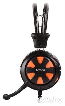 Наушники A4tech HS-28 orange/black