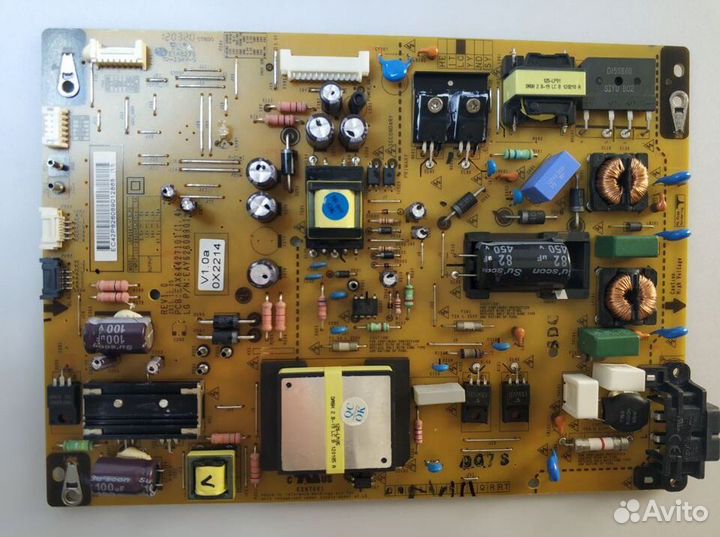 Плата блок питания EAX64427101 (1.4) на LG 42LM625