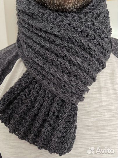 Шарф ручная вязка