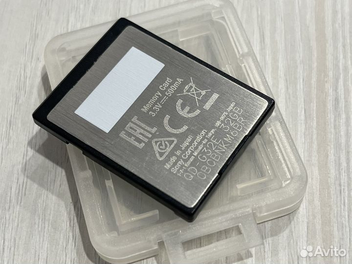 Карта памяти sony XQD 32 gb