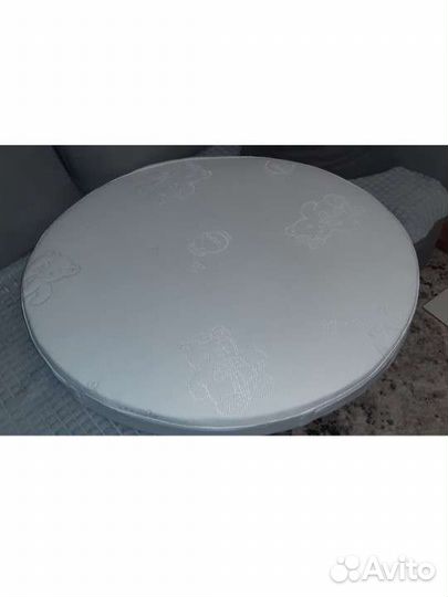 Детский матрас в круглую кроватку 70*80 новый