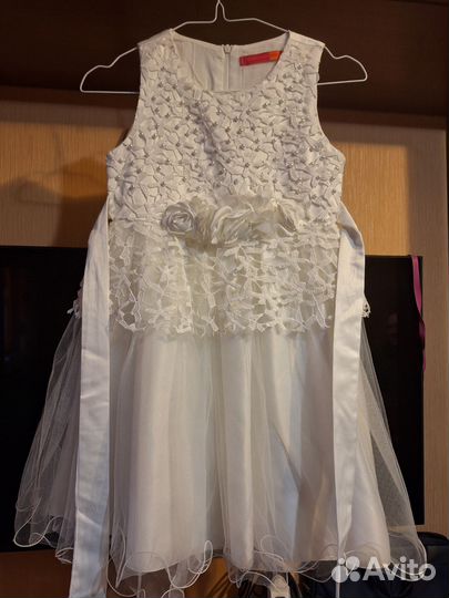 Платье новогоднее 128см