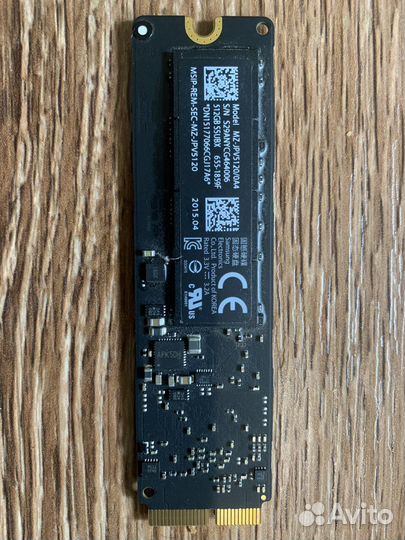 Супер скоростной Apple Ssd 2013-2017 512 gb