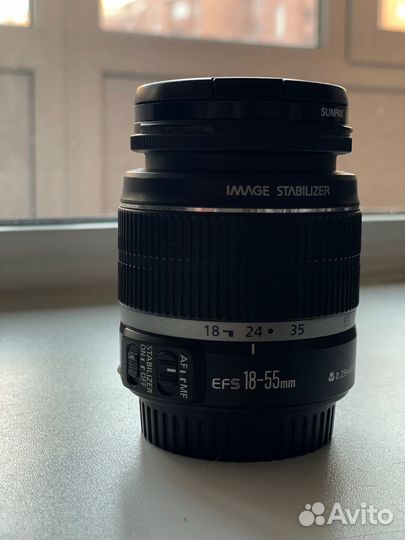 Зеркальный фотоаппарат Canon 450d kit 18-55мм