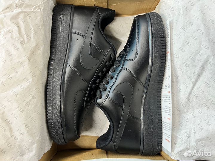 Кроссовки Nike Air Force 1 Low Black оригинал