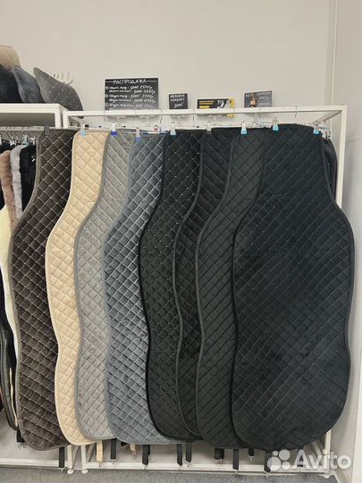 Накидки на сиденья из велюра