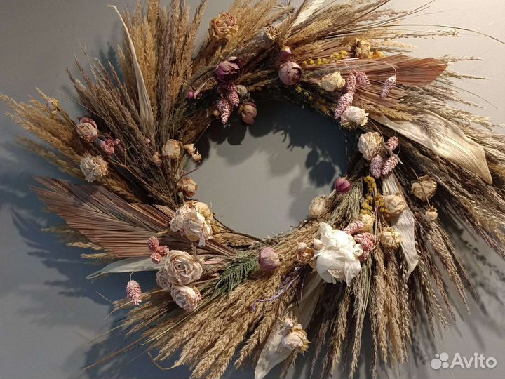 Венок из сухоцветов