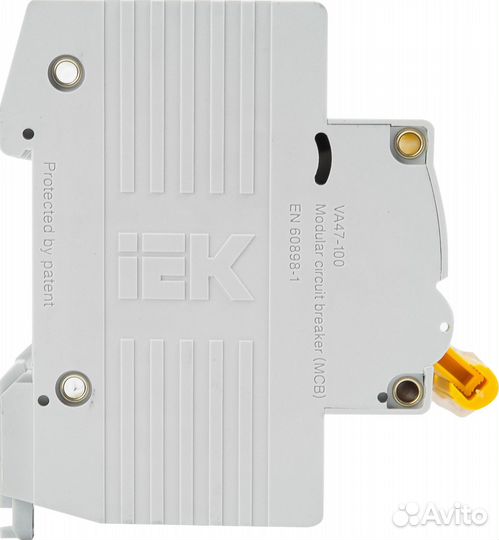 Автоматический выключатель ва47-100 4P N C100 А 10